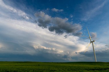 Summer Storms in the Canadian Prairies Dramatic Scenes