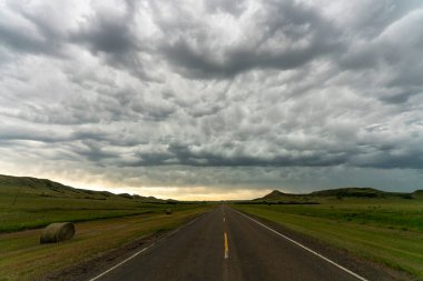 Summer Storms in the Canadian Prairies Dramatic Scenes