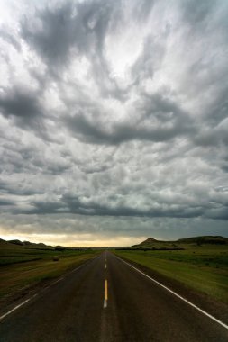Summer Storms in the Canadian Prairies Dramatic Scenes