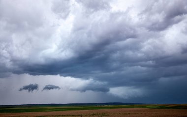Summer Storms in the Canadian Prairies Dramatic Scenes