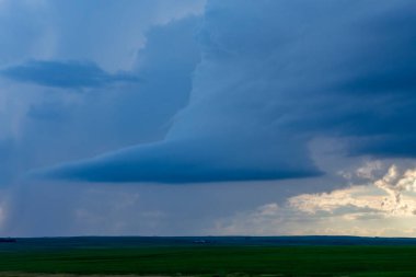 Summer Storms in the Canadian Prairies Dramatic Scenes