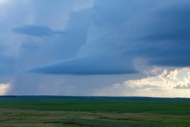 Summer Storms in the Canadian Prairies Dramatic Scenes