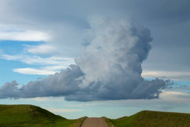 Summer Storms in the Canadian Prairies Dramatic Scenes