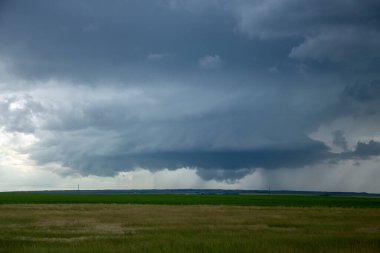 Summer Storms in the Canadian Prairies Dramatic Scenes