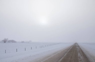 Prairie Winter Scenes rural Saskatchewan Canada Frost