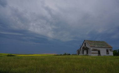 Prairie Yaz Fırtınaları Saskatchewan Kanada Kaygı verici