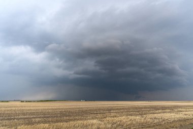 Prairie Yaz Fırtınaları Saskatchewan Kanada Kaygı verici