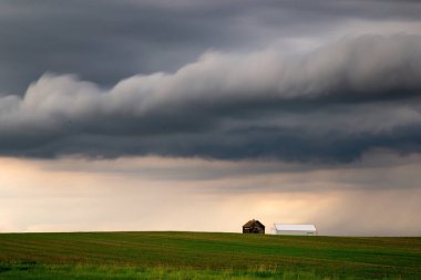 Prairie Yaz Fırtınaları Saskatchewan Kanada Kaygı verici