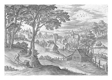 Saint-Gilles köyü ve Brüksel surlarının güneydoğu kısmı Halle kapısı ile çevrilidir. Parmak izi, Brüksel bölgesinden gelen yüzlerin yer aldığı bir serinin parçası.