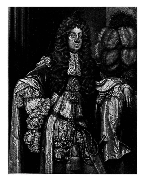 George Prins Danmark Hertig Cumberland Och Drottning Anna England Han — Stockfoto