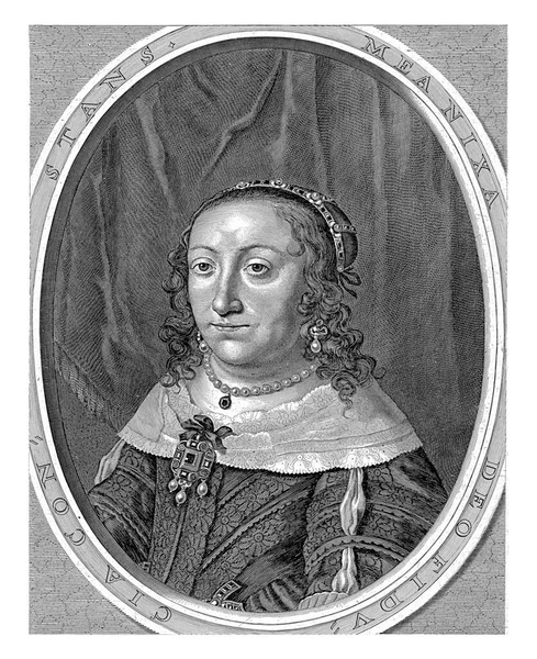 Porträtt Anna Catharina Constance Grevinnan Palatine Pfalz Neuburg Dotter Till — Stockfoto