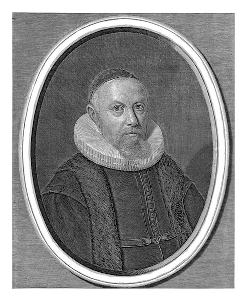 Портрет Иоганна Клоппенбурга Корнелис Ван Дален Честь Хута 1644 Портрет — стоковое фото
