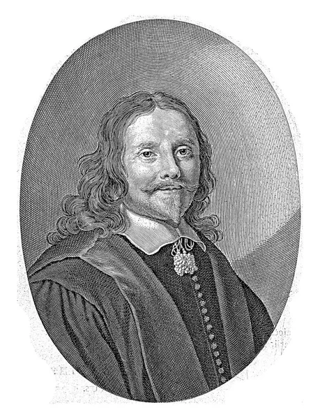 Retrato Del Médico Utrecht Henricus Regius — Foto de Stock