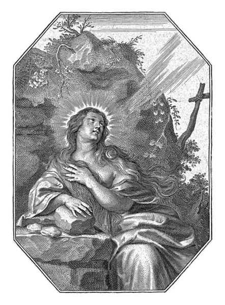 Maria Egypten Cornelis Galle 1586 1650 Saint Mary Egypten Sitter — Stockfoto