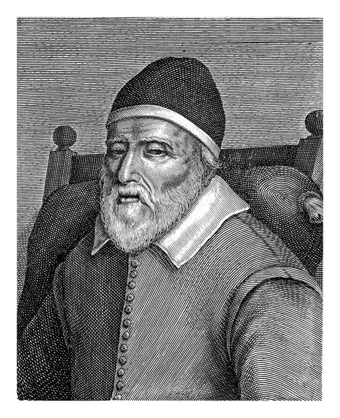 Porträtt Thomas Parr Vid 152 Års Ålder Cornelis Van Dalen — Stockfoto