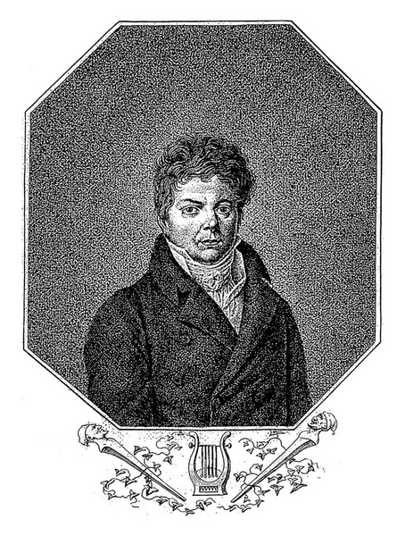 カール フリードリヒ ソルブリッグ フリードリヒ ロッススラーの肖像 1838年6月 1858年の後 — ストック写真