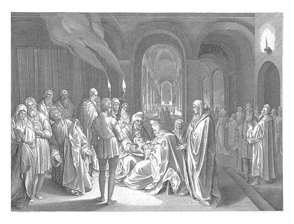 Beschneidung Christi Nicolaes Bruyn 1620 — Stockfoto