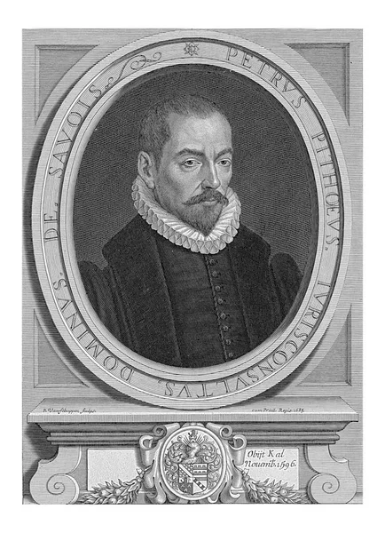 Portretul Juristului Pierre Pithou Pieter Van Schuppen 1685 — Fotografie, imagine de stoc