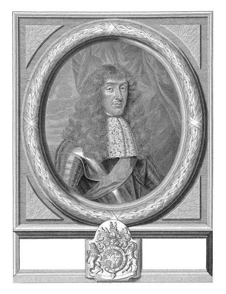 Portret Van James Stuart Hertog Van York Albanië Buste Stuk — Stockfoto