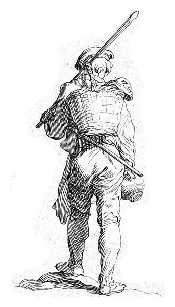 Wandelen Jonge Boer Frederick Bloemaert Naar Abraham Bloemaert 1635 1669 — Stockfoto