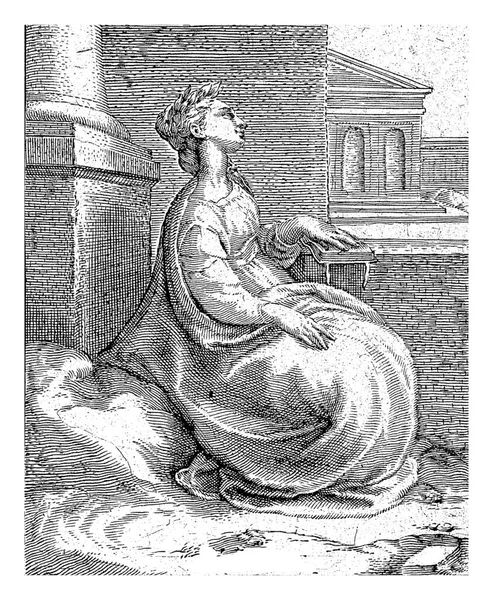 Бьєті Анонімний Честь Яна Сенредама Після Гендріка Гольциуса 1601 1652 — стокове фото