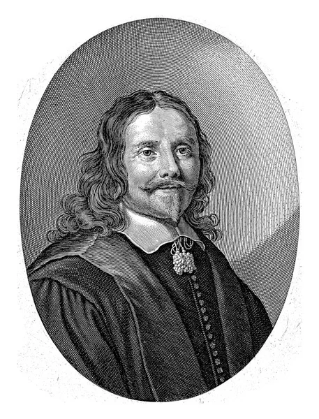 Portrait Utrecht Physician Henricus Regius — Stock Photo, Image