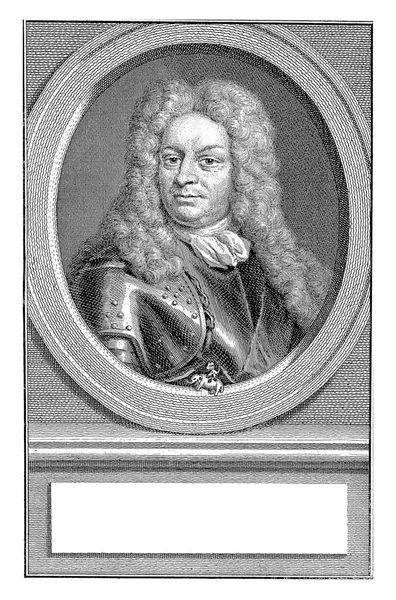 ゴダール ファン リーデの肖像 ジェイコブHoubraken アート ショウマンの後 1749年 1759年ゴダールの胸像 バロン ファン — ストック写真