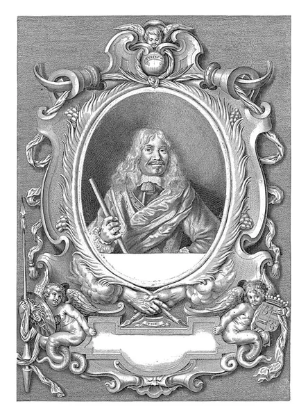 Retrato Barão Jacob Van Wassenaer Senhor Obdam Michiel Mosijn 1653 — Fotografia de Stock