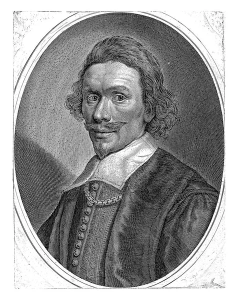 Portrait Theodorus Johannes Dirk Graswinckel Avocat Fiscaliste Néerlandais Juriste Humaniste — Photo