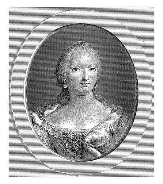 Portret Van Maria Theresia Van Oostenrijk Adle Ethiou 1815 1825 — Stockfoto