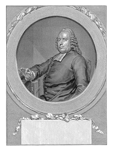 Halvlångt Porträtt Till Vänster Ernestus Philippus Gerhardus Van Essen Medaljong — Stockfoto