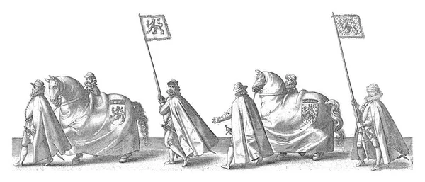 Zwłoki Panami Cornelisem Van Wijngaerde Van Der Lyndenem Lancilotem Philipsem — Zdjęcie stockowe