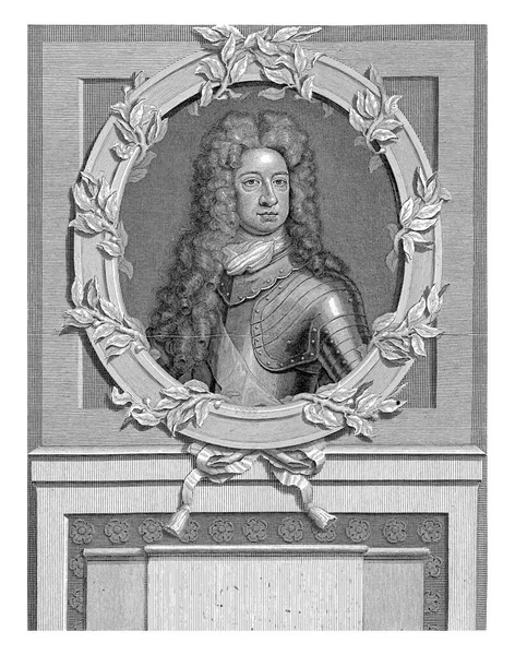 György Portréja Nagy Britanniából Kegyelmi Fülöp 1714 1732 György Hannoverből — Stock Fotó