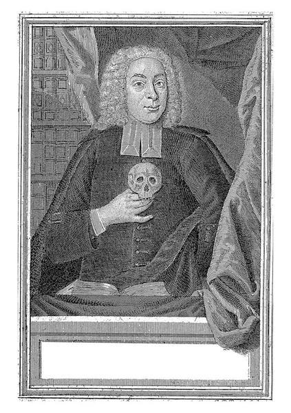 Porträt Daniel Schönemanns Georg Paul Busch 1721 1735 — Stockfoto