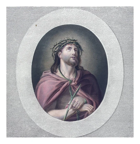 Христос Наручниках Терновой Короной Lambertus Antonius Claessens После Guido Reni — стоковое фото