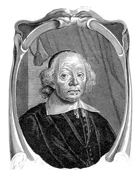 Porträt Von Johan Brune Als Großpensionär Von Zeeland Alter Von — Stockfoto
