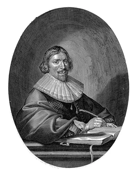 Porträtt Hendrik Meurs Paulus Pontius Efter Pieter Codde 1639 — Stockfoto