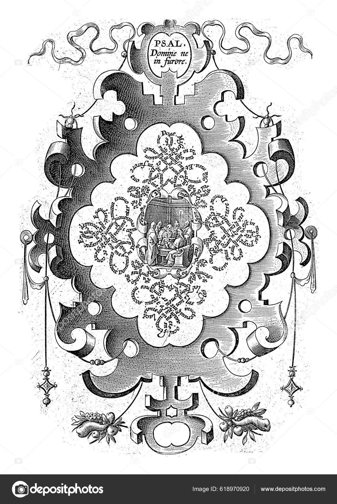 キリストの割礼 ヒエロニムス ウィリックス 1608キリストの子は祭司によって神殿の祭壇に割礼されます マリアたちが見てる イラスト素材 ©