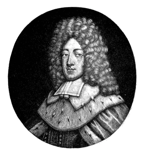 Porträtt Jozef Klemens Kurfurste Och Ärkebiskop Köln Pieter Schenk 1690 — Stockfoto