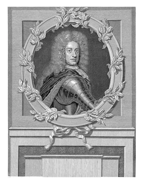 Portret Jakuba Filipa Van Gunsta 1685 1732 Jakuba Stuarta Króla — Zdjęcie stockowe