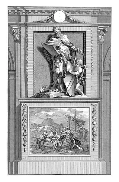 Клеменс Ван Рим Отець Церкви Луїкен Після Яна Гері 1698 — стокове фото