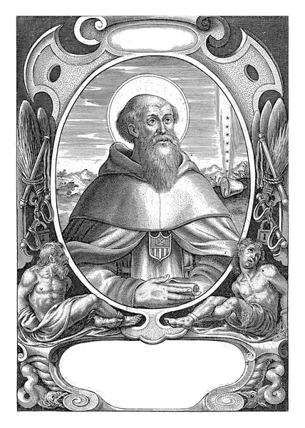 Portrét Svatého Petra Nolasca Zakladatele Mercedarského Řádu — Stock fotografie
