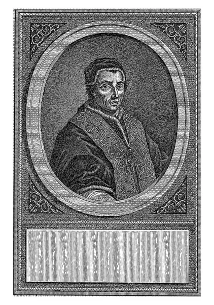 Pius Vii的肖像 Theodor Vincenz Poll 1800年 — 图库照片