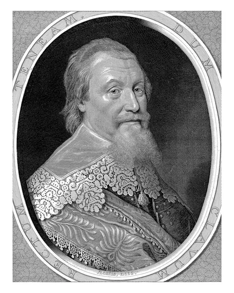 アクセル オクセンステルナ ウィレム ヤコブスの肖像画 Delff Michel Jansz Van Mierevelt 1636アクセル — ストック写真