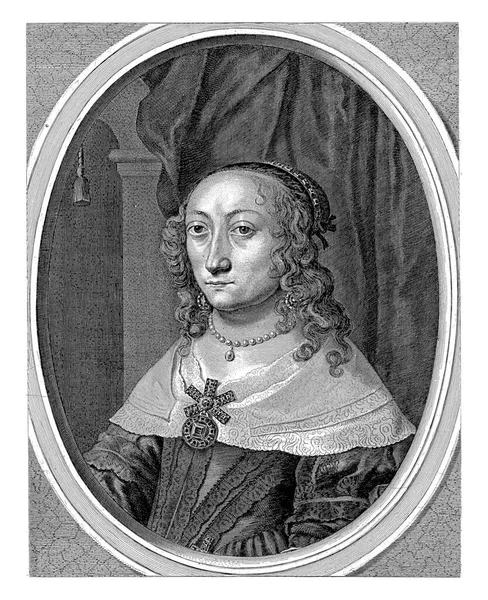 Προσωπογραφία Της Catherina Charlotta Κόμισσας Palatine Του Παλατινάτου Νεούμπουργκ Συζύγου — Φωτογραφία Αρχείου