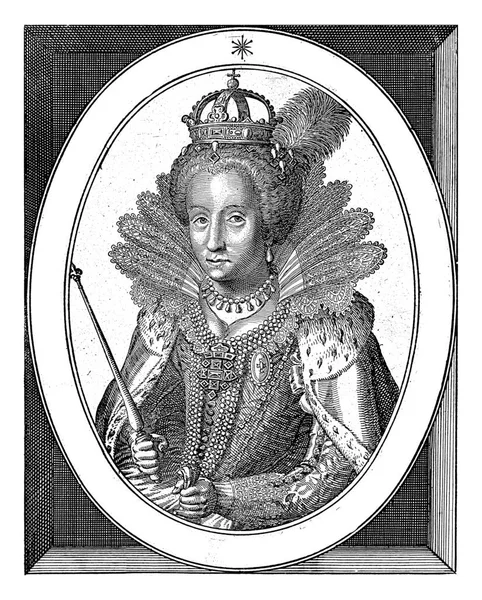 Portret Van Elizabeth Tudor Anoniem 1612 1652 Elizabeth Tudor Koningin — Stockfoto