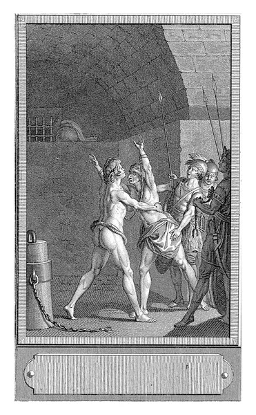 Lamekis Prison Emmanuel Jean Nepomucene Ghendt Clement Pierre Marillier 1786 — Stock Photo, Image