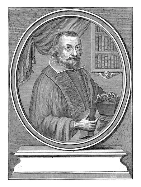 Portrait Valerius Andreas Jan Baptist Jongelinck 1710 1725 Portrait Écrivain — Photo