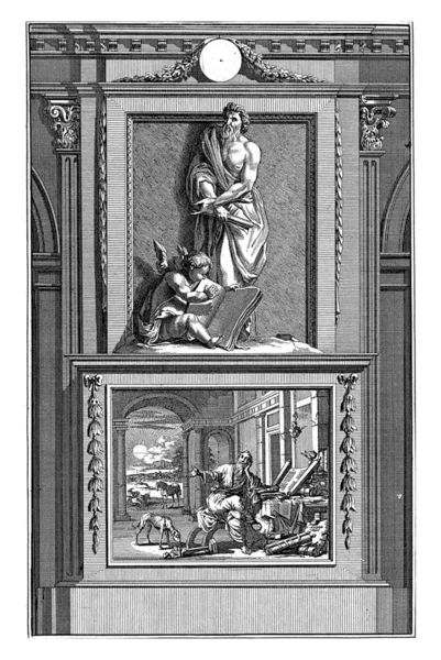 Теофіл Антіохійський Апологет Лейкен Після Яна Гері 1698 Святий Апологет — стокове фото