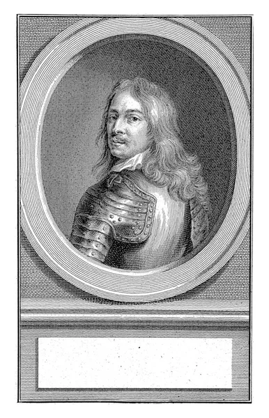 헨드릭 카시미르 Hendrik Casimir 왼쪽으로 움직이며 뒷모습을 형으로 너머를 바라본다 — 스톡 사진